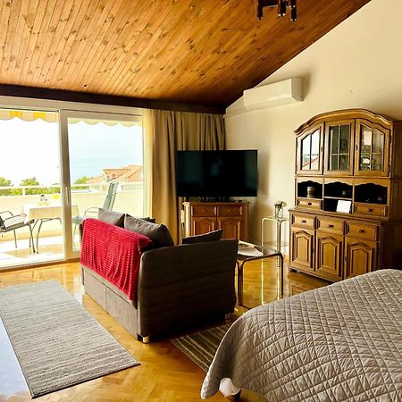 Penthouse Studio With Sea View Makarska Ngoại thất bức ảnh
