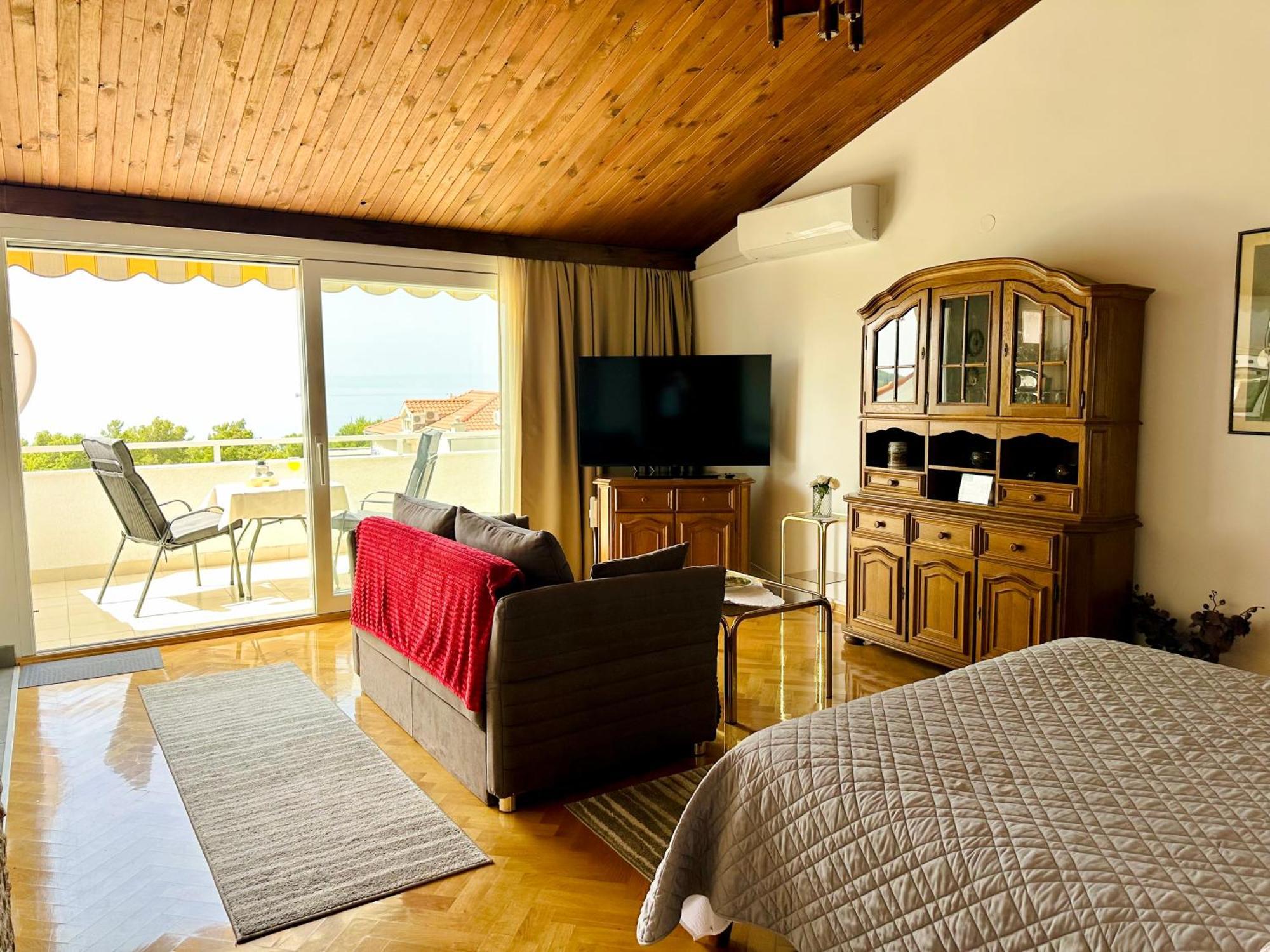 Penthouse Studio With Sea View Makarska Ngoại thất bức ảnh