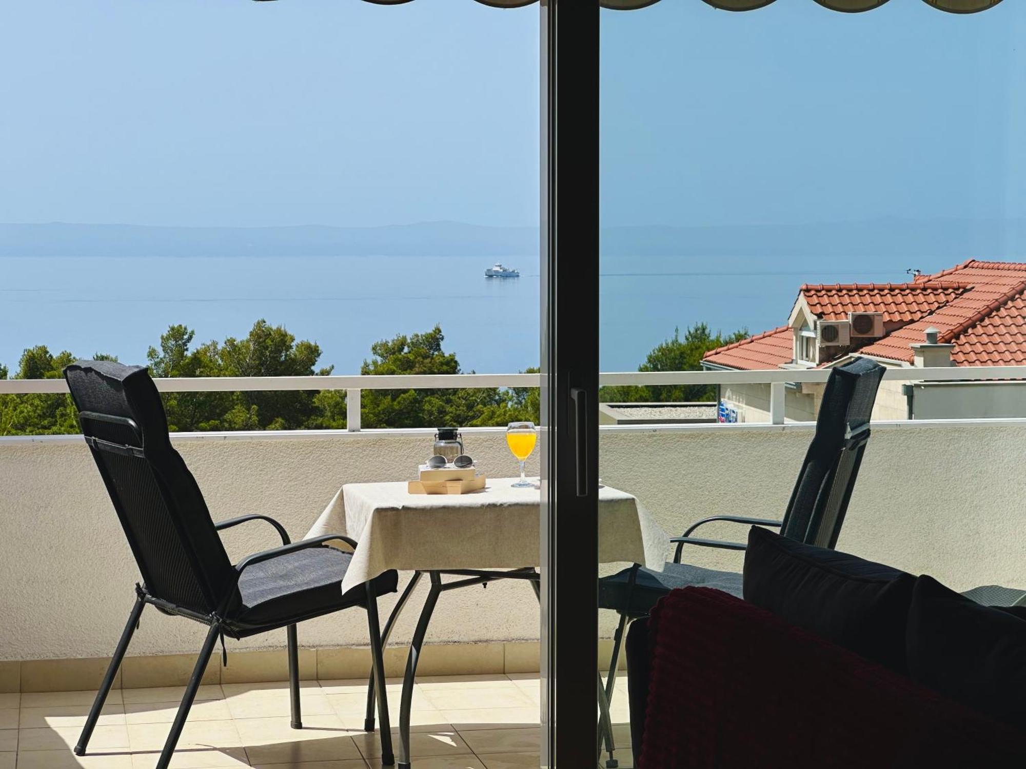 Penthouse Studio With Sea View Makarska Ngoại thất bức ảnh